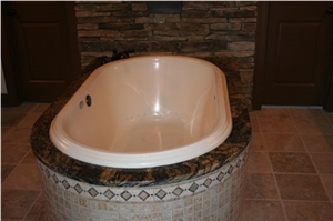 Bella Noce Granite Bath Tub Deck Surround
