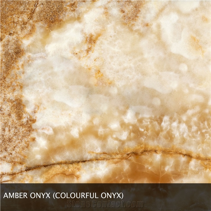 Amber Onyx, Colorful Onyx Slabs & Tiles