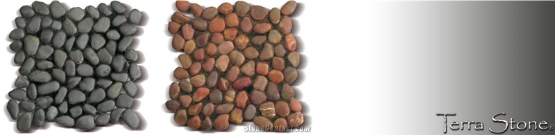 Pebble Stone on Net Tiles