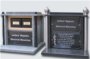 Majestic Memorial Mausoleum, Black Granite Mausoleum & Columbarium