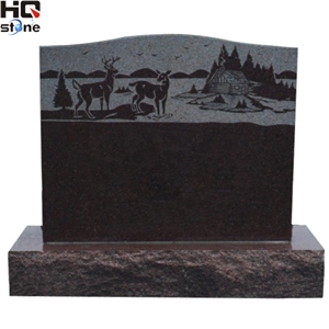 Beauty China Red Canadian Monument, China Red Granite Monument & Tombstone