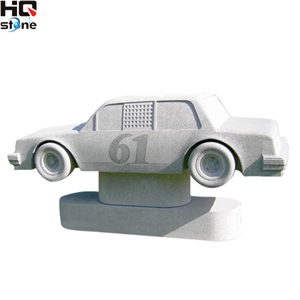 Car Type American Monument, Grey Granite Monuments