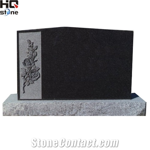 Fashion Shanxi Black Granite Canadian Monument, Black Granite Monument & Tombstone