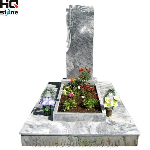 Grey Cross Marble Monument, Grey Marble Monument & Tombstone