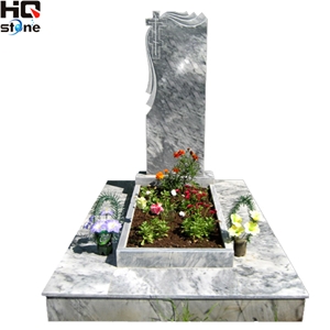Grey Cross Marble Monument, Grey Marble Monument & Tombstone