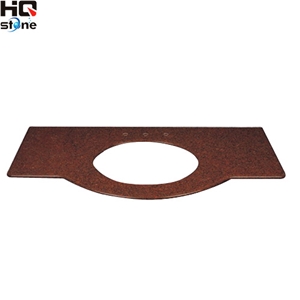 India Red Bathroom Vanity Top