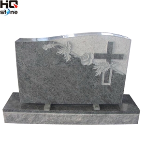 New American Monument Grey Color, Grey Granite Monument & Tombstone