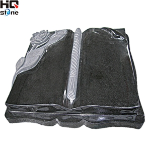 Shanxi Black Polish Book Shape Slant Grave Sale