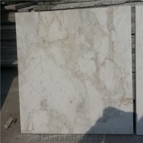 Volakas White Marble Flooring Tile, Greece White Marble from China ...