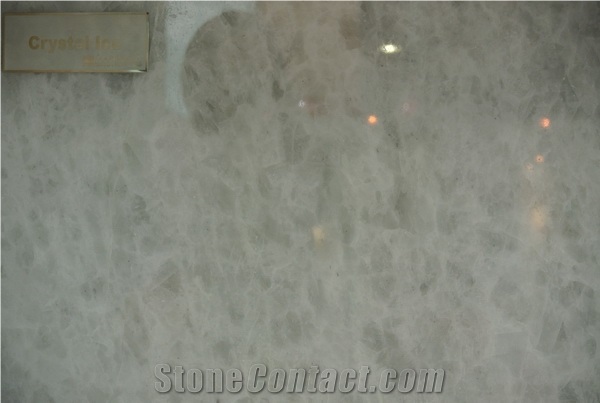 Crystal Ice Marble Slabs, Brazil White Marble