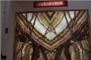 Kowloon Play Bead Onyx Slabs