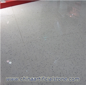Sesame White Glass Stone Flooring Tiles
