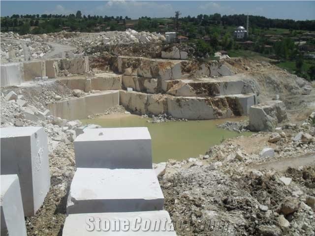 Crema Mare Marble Blocks, Turkey Beige Marble