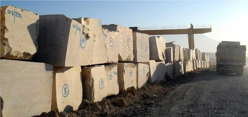 Denizli Travertine Blocks, Turkey Beige Travertine
