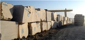 Denizli Travertine Blocks, Turkey Beige Travertine