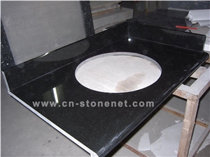 Black Granite Countertops,Black Galaxy Granite Kitchen Countertops