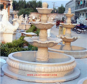 Yellow Granite Water Fountain,G682 Water Fountain,Cl-Con019