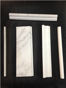 White Marble Border Slabs & Tiles
