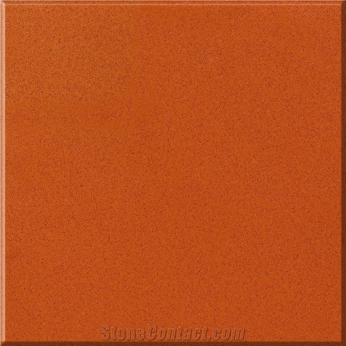 Engineered Quartz Stone-Premium P1072 Orange Quartz
