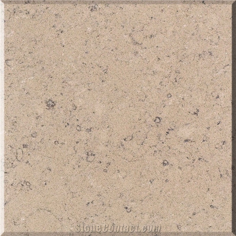 Engineered Quartz Stone-Premium P8063 Beige Limestone