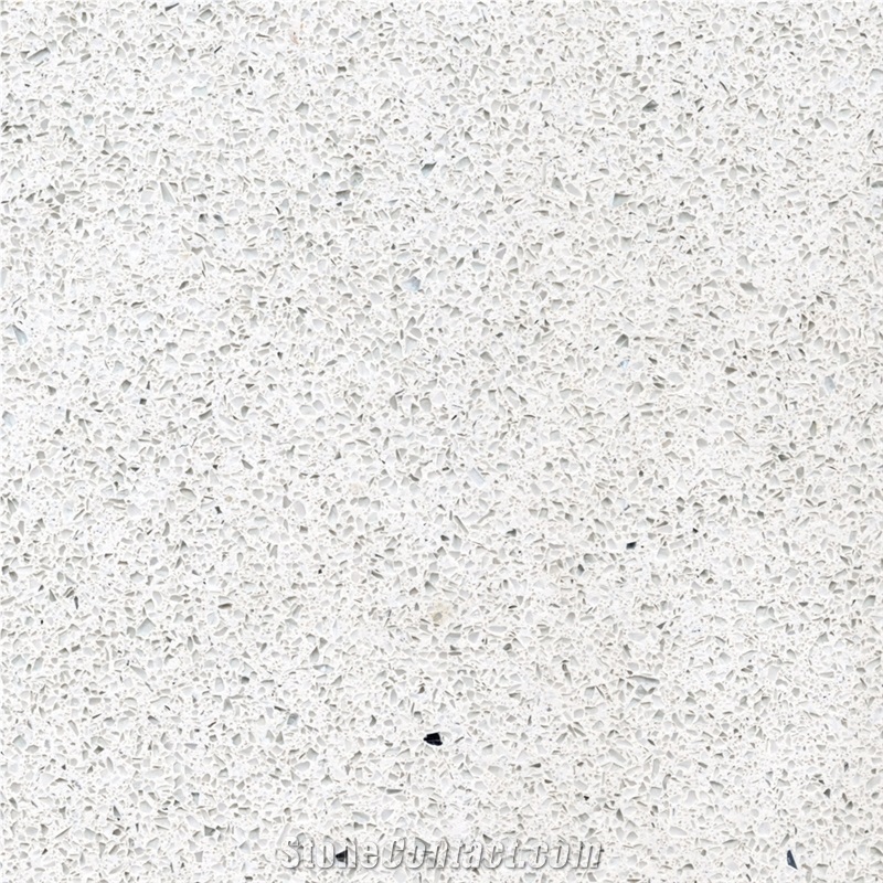 Engineered Quartz Stone- Spring Ss006 Pearl White
