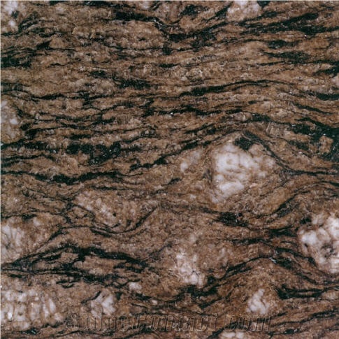Peafowl Brown Granite Slabs & Tiles, China Brown Granite