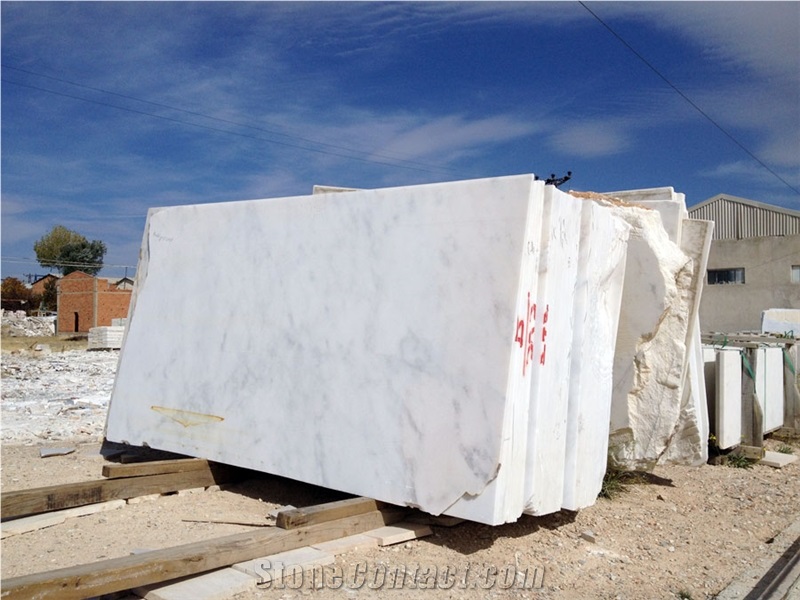 Afyon White Marble Slabs & Tiles, Turkey White Marble