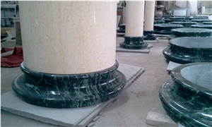 Slevia Beige Column, Good String Beige Marble Column