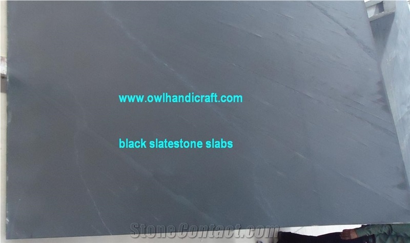 Ocean Black, Natural Black Slate Flooring Tiles, Black Flooring Slate, Jack Black Wall Tiles & Slabs