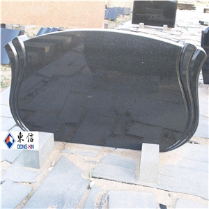 Shanxi Black Granite Tombstone
