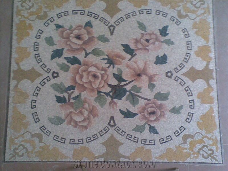 Camellia Mosaic Hand Work