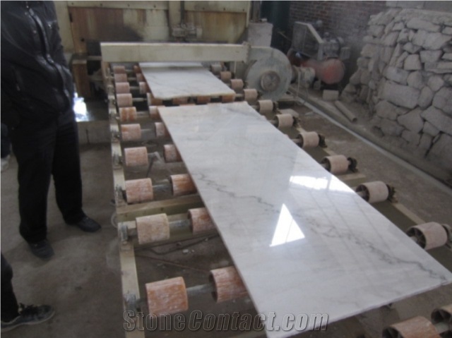 Chinese Sea Wave White Marble