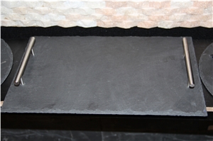 Black Slate Plate,Slate Kitchen Accessories