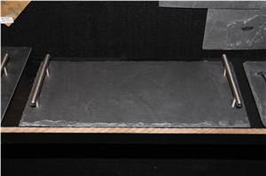 Black Slate Plate,Slate Kitchen Accessories