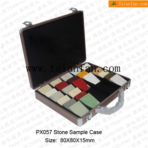 Ps057 Stone Sample Case,Marble Display Case, Stone Carry Case