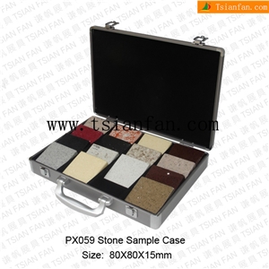 Ps059 Stone Sample Case,Marble Display Case, Stone Carry Case