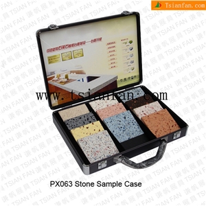 Ps063 Stone Sample Case,Marble Display Case, Stone Carry Case