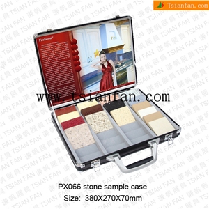Ps066 Stone Sample Case,Marble Display Case, Stone Carry Case