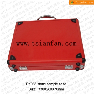 Ps068 Stone Sample Case,Marble Display Case, Stone Carry Case