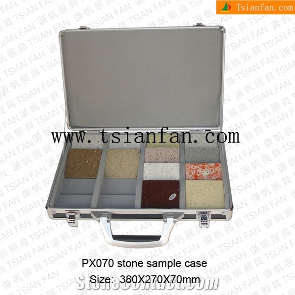 Ps070 Stone Sample Case,Marble Display Case, Stone Carry Case
