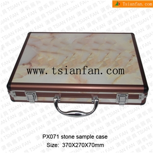 Ps071 Stone Sample Case,Marble Display Case, Stone Carry Case