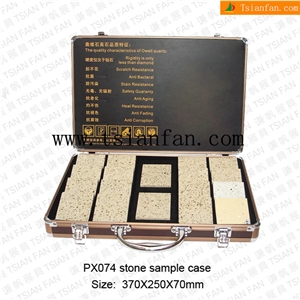 Ps074 Stone Sample Case,Marble Display Case, Stone Carry Case
