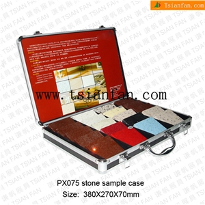 Ps075 Stone Sample Case,Marble Display Case, Stone Carry Case