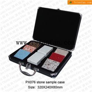 Ps076 Stone Sample Case,Marble Display Case, Stone Carry Case