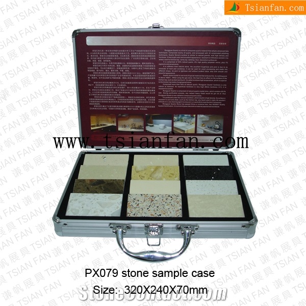 Px079 Sample Book, Sample Case, Granite Case, Nature Stone Book