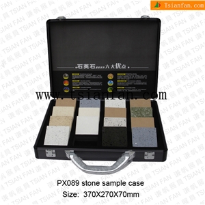 Px089 Sample Book, Sample Case, Granite Case, Nature Stone Book