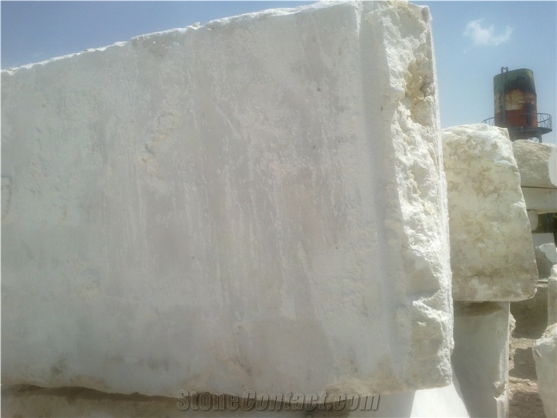 Iran Snowy White Marble, Persian White Marble Blocks