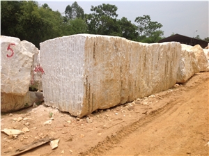 Pure White Marble Block, White Marble