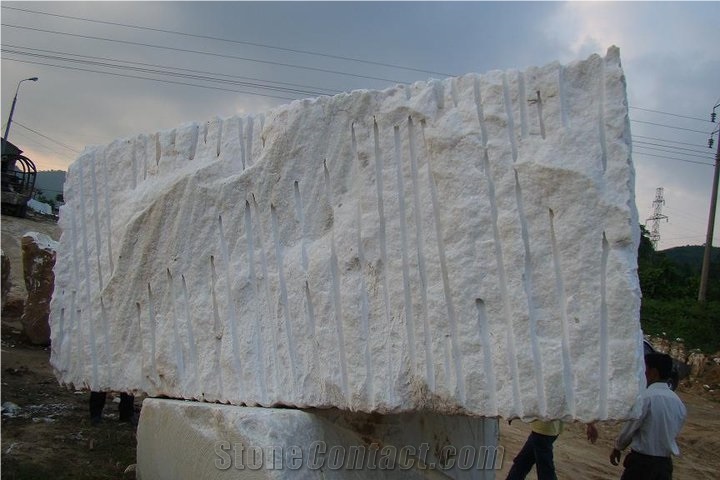 Pure White Marble Block, White Marble