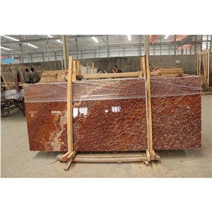 Translucent Ruby Onyx Slabs